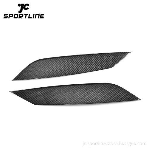 Dry Carbon Fiber Headlight Eyelids Sticker for Nissan 350Z Coupe 2-Door (2003-2006)